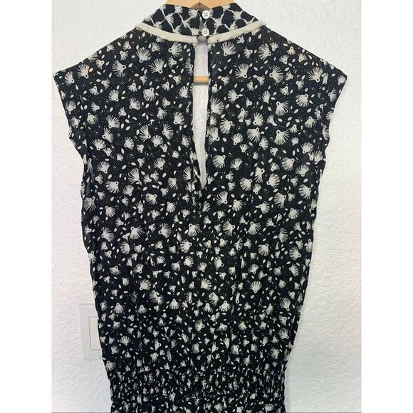Poupette St. Barth Donna Jumpsuit in Black and White Size M - Picture 7 of 12